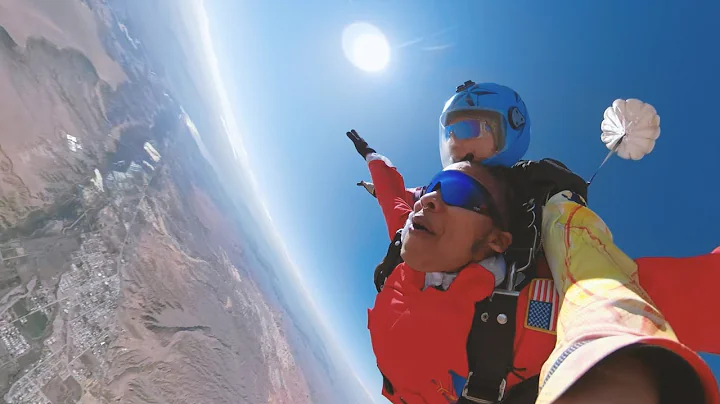 Christine Massey - Tandem Skydive in Las Vegas at ...
