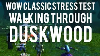 Classic WoW Stress Test - Walking Through Duskwood