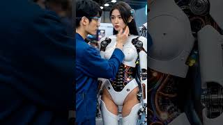 Guy Tries Out the Newest Girlfriend Robot at the Expo. #robot #ai #airobot