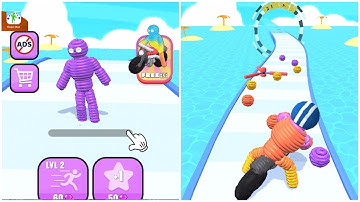 Rope Man Run | All Levels Gameplay Walkthrough (iOS, Android)