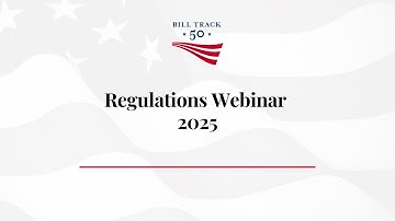 Regulations Webinar Dec 9, 2025