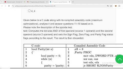 C Programming and Assembly Language| |week 2 Nptel Assignment solutions 2024
