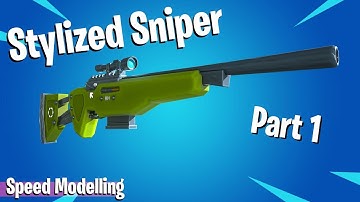 3dsMax - Stylized Sniper [Part1]