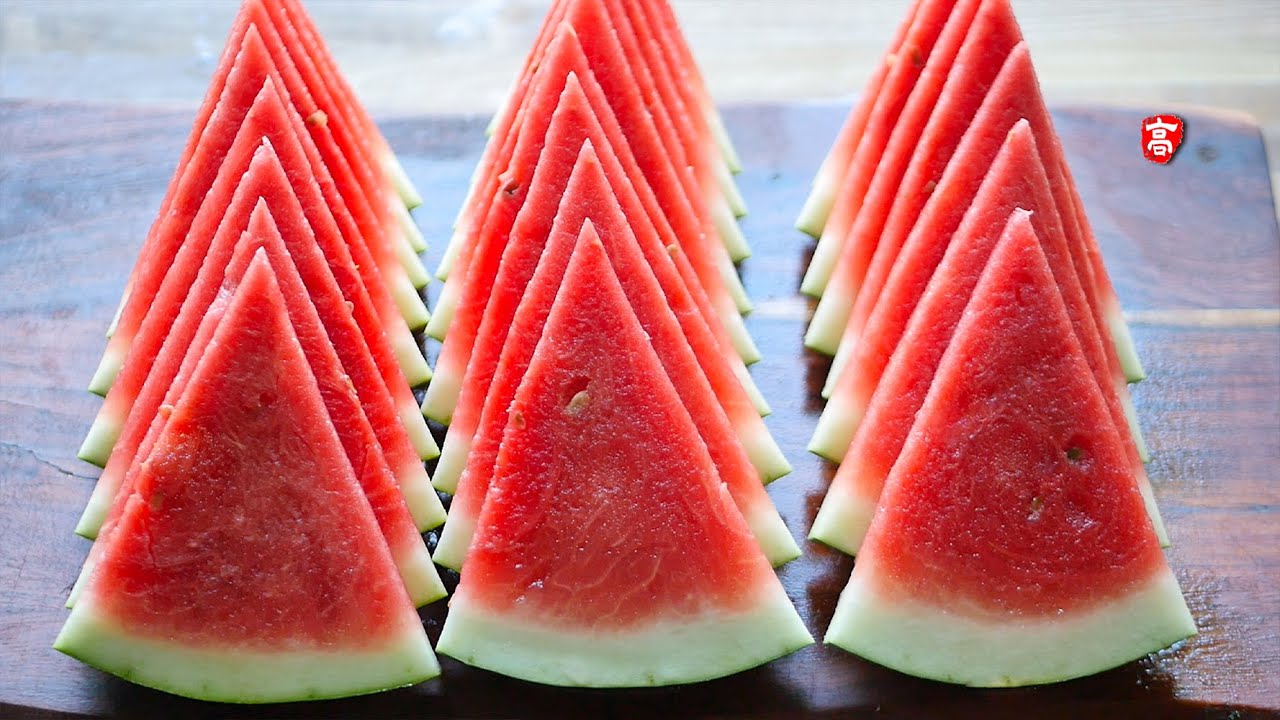 how to cut a watermelon