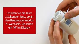 Thermostatkopf-Adapter von Danfoss Ally™ demontieren