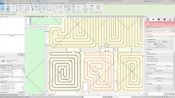 Underfloor heating in Revit