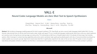 Microsoft VALL-E can reproduce anyone's voice from a 3-second audio sample