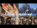 【ディズニー】美女と野獣のピアスを作ってディズニーに行った日【vlog】