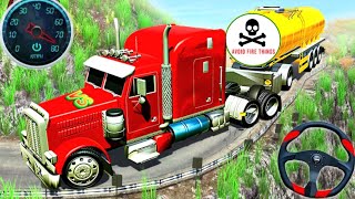 Oil Tanker Truck Driving Simulator 2023 -Transporter Truck Driver Fun 3D - Android GamePlay screenshot 5