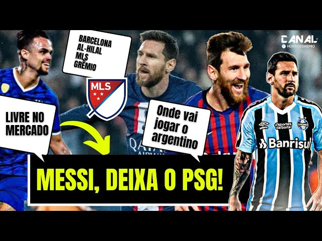 🚨 Messi deixa PSG, Al-Hilal, Barcelona, MLS l Suárez, Michael e o Grêmio  coisas em Comum.. 