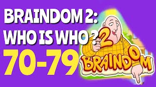 Braindom 2 - Levels 70,71,72,73,74,75,76,77,78,79 | Walkthrough and Solution