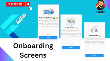 Flutter Onboarding Screen - Food App | Introduction Screen