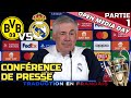 Conference de presse fr  dortmund vs real madrid  ancelotti part 1  ligue des champions