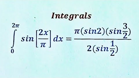 Definite Integral of greatest Integer Function.          (Part 112)# gif integration||