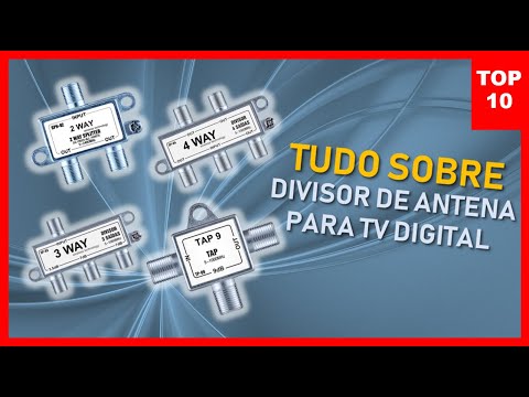 Vídeo: Como Conectar Um Divisor De Antena