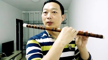 Sound difference between dizi flute membrane and paper tape (English subtitle) @Dan Tang