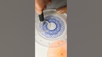 What does this pattern resemble??? #2024-35 #shorts #spirograph #satisfying