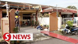 Houses damaged by landspout being fixed, says Ipoh mayor screenshot 5