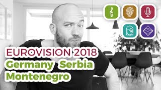 Video thumbnail of "Germany - Montenegro - Serbia (Eurovision 2018 – My Top 14)"