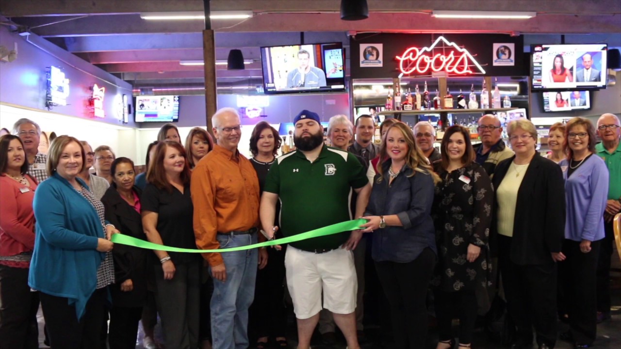 RIBBON CUTTING Little Busters Sports Bar YouTube