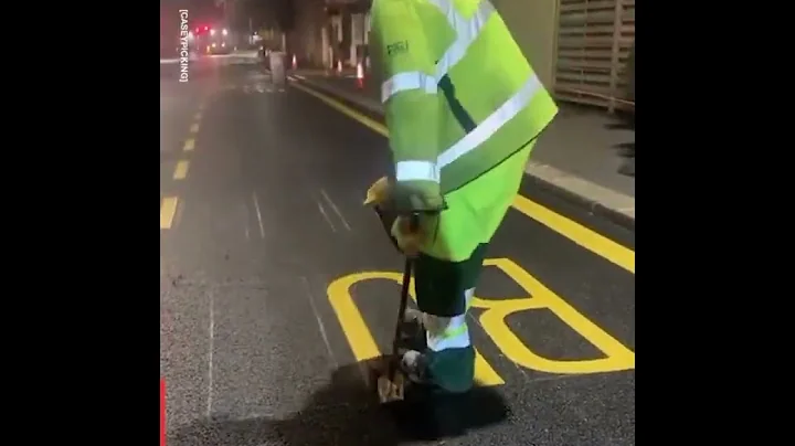More incredibly Satisfying Road Marking and getting painting really is engrossing