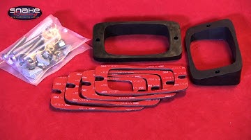 15 Degree Angled Mount SRM Flush Mount Kit Rigid industries - Snake Racing