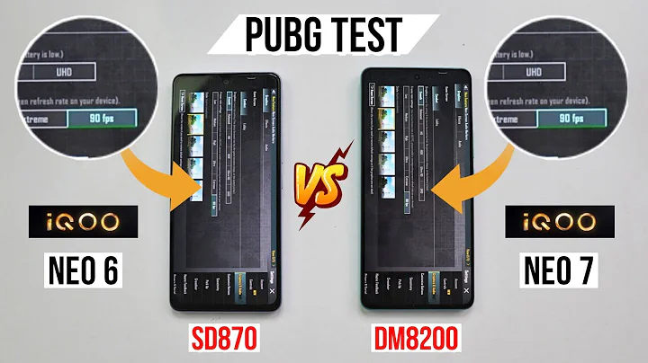 iQOO Neo 7 vs iQOO Neo 6 90FPS Pubg Test, Heating and Battery Test | The Real King 👑 - 天天要闻