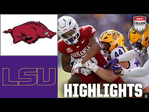 Arkansas Razorbacks vs. LSU Tigers | Full Game Highlights | ESPN College Football