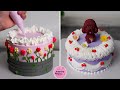 So Beautiful Flowers Cake Decorating Tutorials For Beginners | Flowers Cake Designs Video
