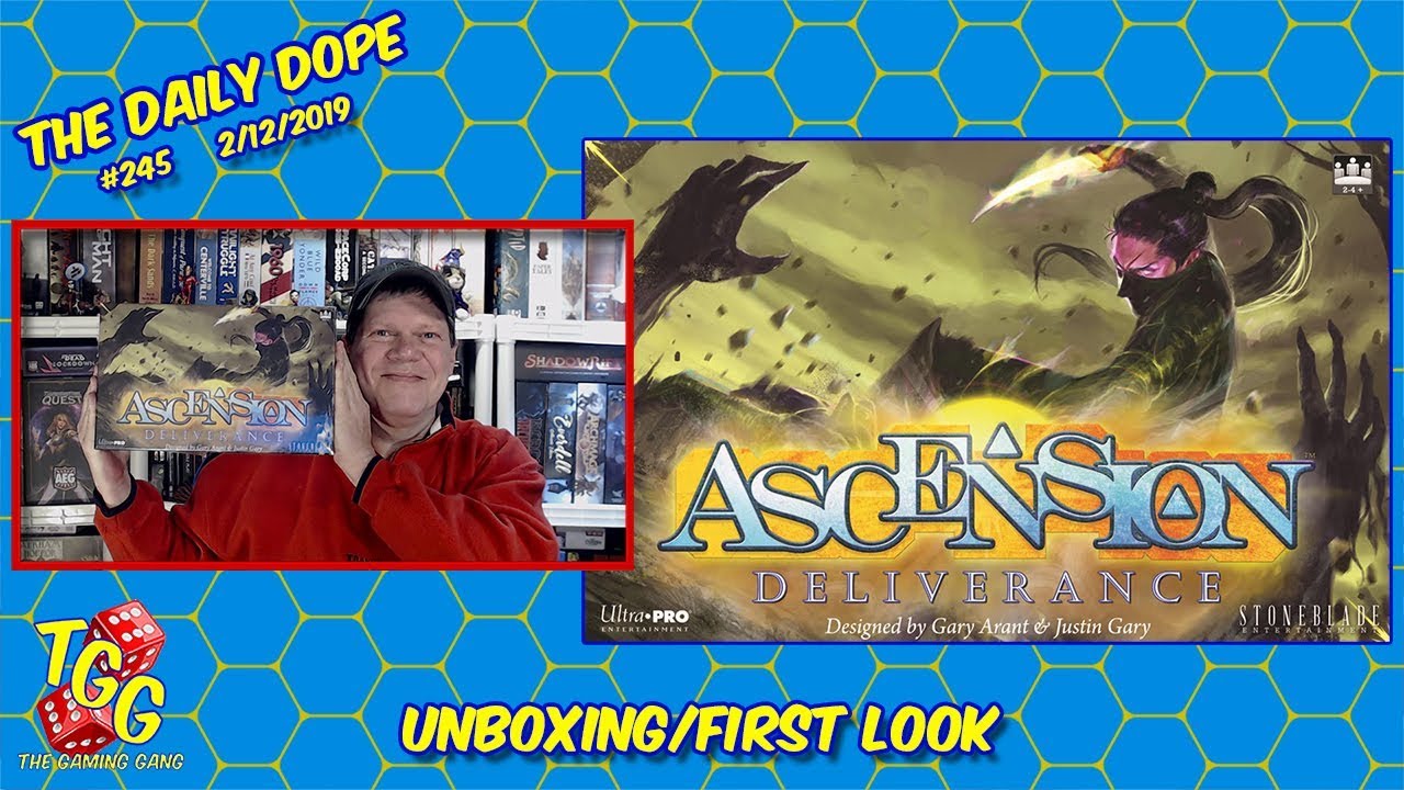 Ascension: Deliverance - Unboxing and First Look on The Daily Dope #245 ...
