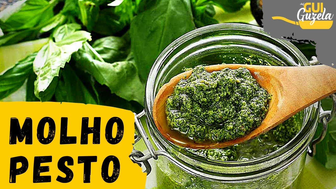 MOLHO PESTO PERFEITO!!!! Esse dá pra fazer em casa fácil!