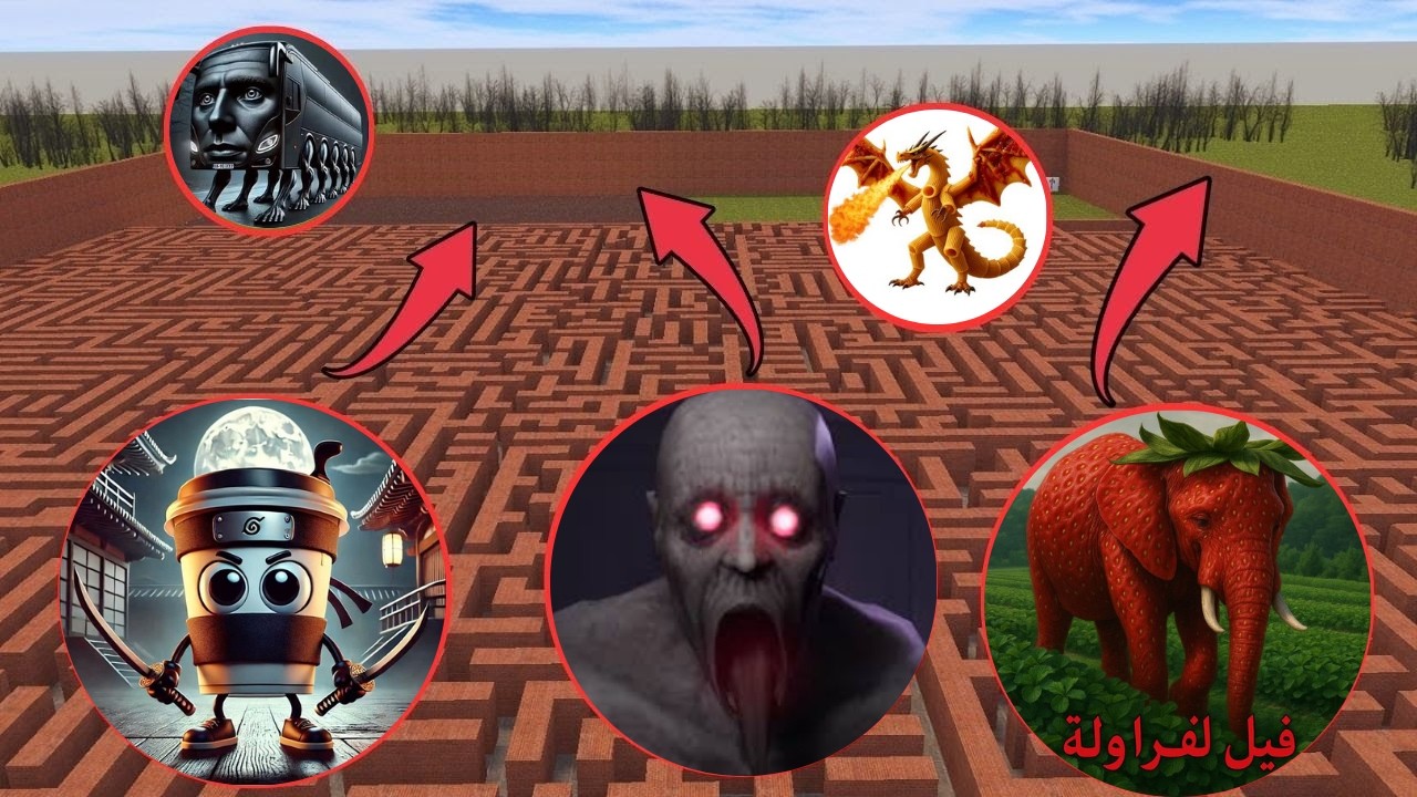 Never Going To Maze Full Of SCP-096 And Capushino Asasino In Garry's Mod Again!!! #5