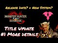 Title Update #1 more details! - Monster Hunter Rise