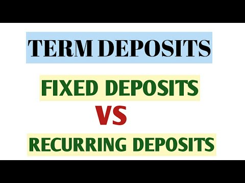 FIXED DEPOSITS VS