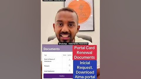 Upload documents on renewal of cards | inicial request form aima portal | Live Portugal By Harry