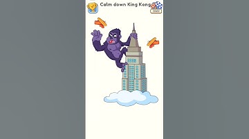 😨 Calm Down King Kong! 🏢✈️ Can You Solve It? #DOP5 #PuzzleFun