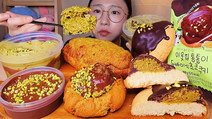 드디어 편의점에서도 카다이프 두바이 초코 쿠키를🍪 이웃집통통이 피스타치오 두바이 초콜릿 디저트 먹방 Dessert Mukbang