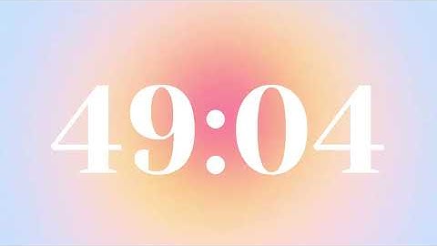 60 minute [ 1hour ] aesthetic countdown timer 💗 - with relaxing lofi music!