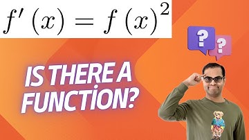 Derivative = Square? But HOW?! | Intro to Differential Equations!