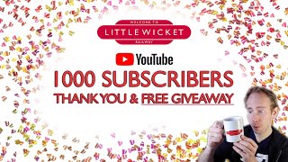 1000 YouTube Subscriber THANK YOU and FREE GIVEAWAY CONTEST!!! 😮