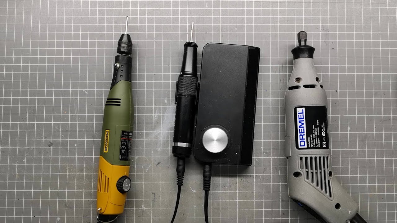 Rotary Tools for Plastic Models. Dremel vs Nail Drill vs Proxxon