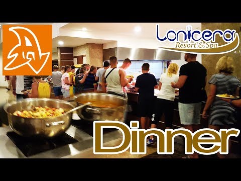 Lonicera Resort and Spa 5*. Обзор отеля. Ужин. The main restaurant. Food. Dinner