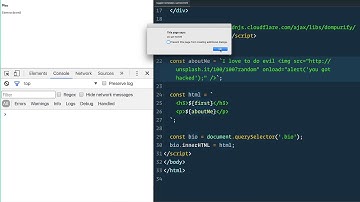[ES6 ] Template Strings - Santizing User Data with Tagged Templates