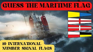 Guess the Maritime Flag | NUMBERS Quiz | Can You Guess the 10 Maritime Flag Numbers? screenshot 1
