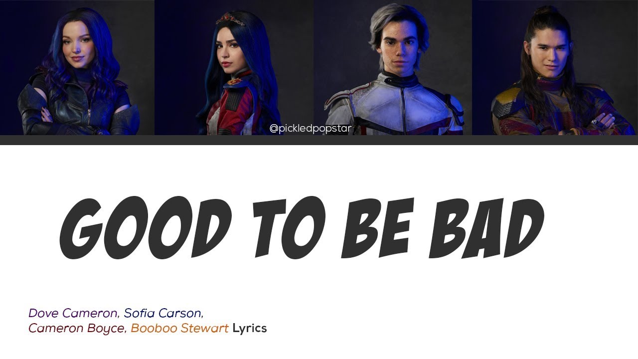 Good to be Bad   Descendants 3 Cast Color Coded Lyrics