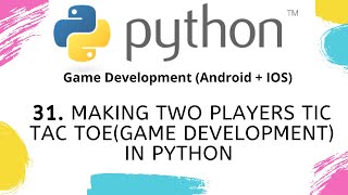 Making Two Players Tic Tac Toe(Game Development) in Python screenshot 4