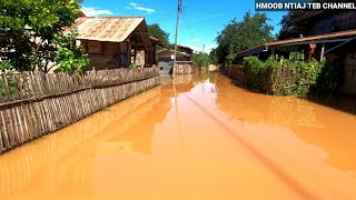 Siv Koob Ya Thaij Ncig Lub Zos Hmoob Raug Dej Nyab Souksala Thiab Zos Hat Kiag Txaus Ntshai Heev