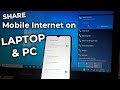 How to connect internet from mobile to pc or laptop via hotspot oppo mobile