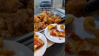 SEEING HOW LONG IT TAKES TO GET KICKED OUT OF GOLDEN CORRAL BUFFET #shorts #viral #mukbang