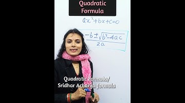 Quadratic Equations Class 10 |Quadratic Formula Sridharacharya formula #shorts #youtubeshorts #maths